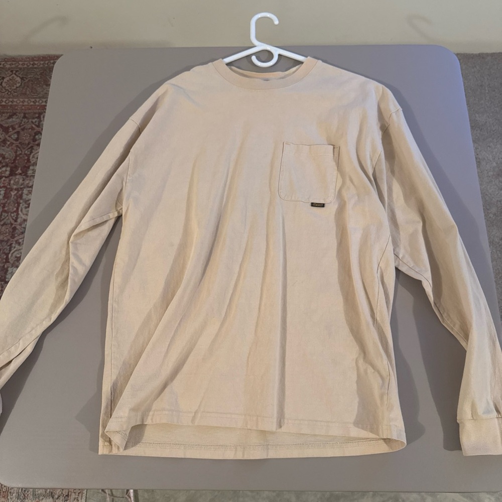 Drew house long sleeve yellow shirt